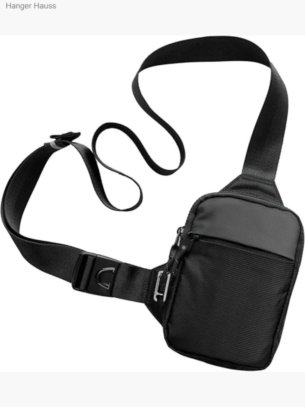 Small Water Resistant Crossbody Sling Bag with Anti-Theft